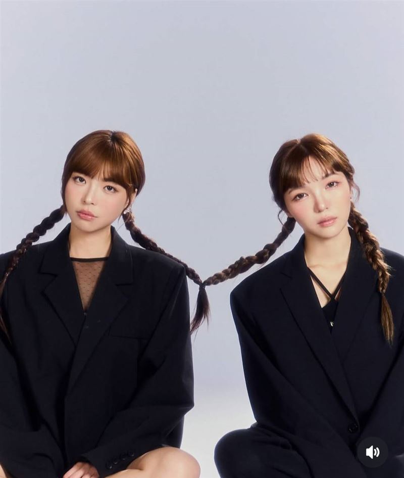 一隻阿圓(左)、何美(右)撞臉。(圖/翻攝自IG)