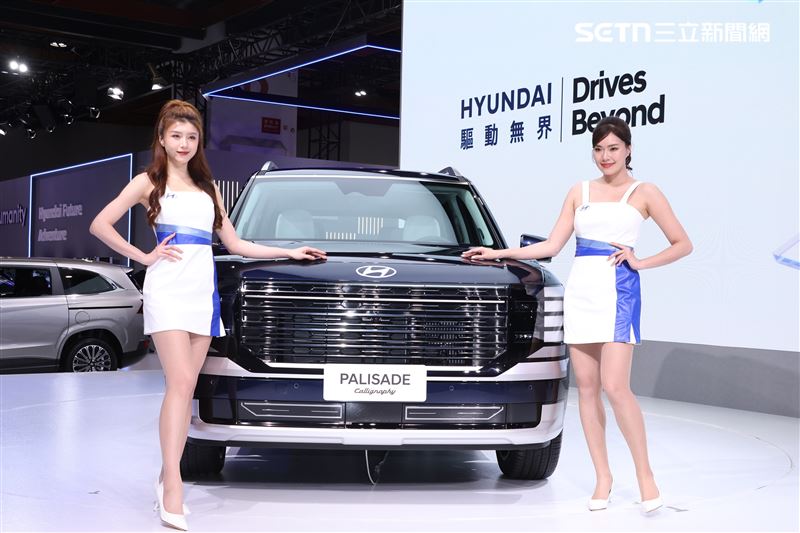 現代汽車Palisade Calligraphy豪華休旅。（圖／三立新聞網）