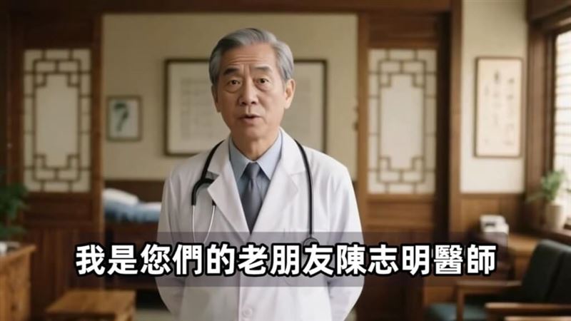 AI「陳志明醫師」散布不實訊息亂象，衛福部30日強調，地方衛生局將追查背後帳號持有者依法開罰。（圖取自陳志明醫師YouTube頻道）