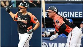 林益全（左）和黃勇傳（右）在CPB中國立春聯賽同場較勁。（圖／記者劉彥池攝影）