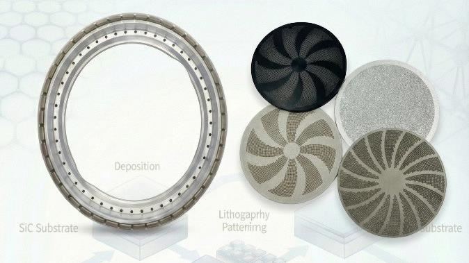 天龍材料公司自行研發及製造之磨(研磨砂輪)、抛(鑽石碟)、切(切割片)產品。（圖／天龍材料提供）