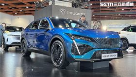 PEUGEOT 408 GT RAPIDE跨界轎跑。（圖／記者鍾釗榛攝）