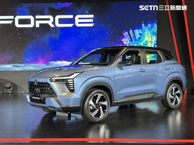 三菱XFORCE休旅車。（圖／記者鍾釗榛攝）