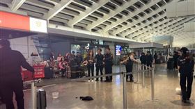 桃園國際機場第一航廈昨天（30日）發生一起行動電源起火事件