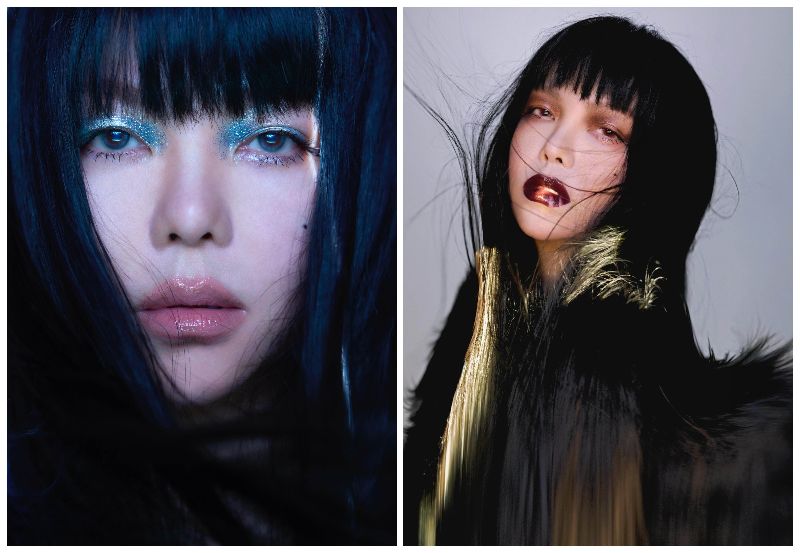 歌后張惠妹在2025年末推出新歌「我的存在就是愛你」、分身阿密特則演唱「你的存在就是愛我」，並拍攝2張風格不同的單曲照片。（聲動娛樂提供）