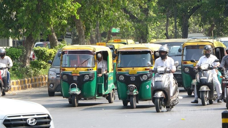 圖為新德里街景