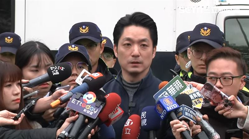 台北市長蔣萬安視察跨年活動維安。（圖／翻攝畫面）