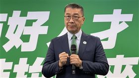 民進黨秘書長徐國勇出席2026縣市長提名記者會後受訪（圖／記者劉秀敏攝影）