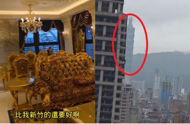 吊車大王開箱西門町住家景色。（圖／翻攝自臉書）