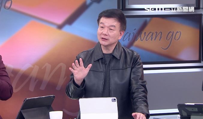 桃園市議員于北辰談軍事，揭密台灣神盾系統。（圖／前進新台灣）