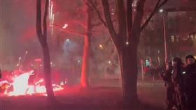 德國每年煙火意外事故頻傳。（圖／翻攝自X平台 @niusde_）