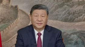 習近平透過央視及網路平台，向全國發表2026年新年賀詞。（圖／AP原音呈現）