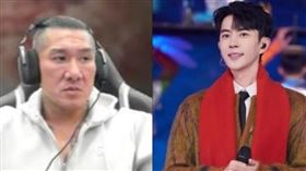 館長（左）對于朦朧（右）的評論，引起部分觀眾不滿。（圖／翻攝自YT @館長惡名昭彰、于朦朧微博）