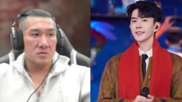 館長（左）對于朦朧（右）的評論，引起部分觀眾不滿。（圖／翻攝自YT @館長惡名昭彰、于朦朧微博）