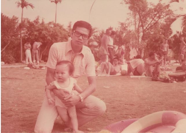 簡沛恩在2025年最後一天送別父親。（圖／翻攝自簡沛恩臉書）