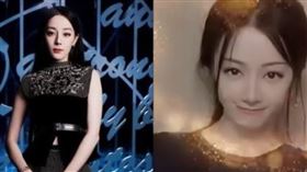 迪麗熱巴（左）替身（右）曝光。（圖／翻攝自TikTok）