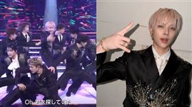 &TEAM成員 NICHOLAS（王奕翔）首度站上紅白舞台。（圖／翻攝自NHK、X平台 @andTEAMofficial）