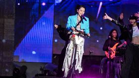 徐若瑄唱桃園跨年。（圖／TVBS提供）