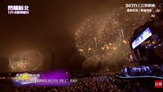 點亮跨年夜！「淡水跨河煙火」現場一次看