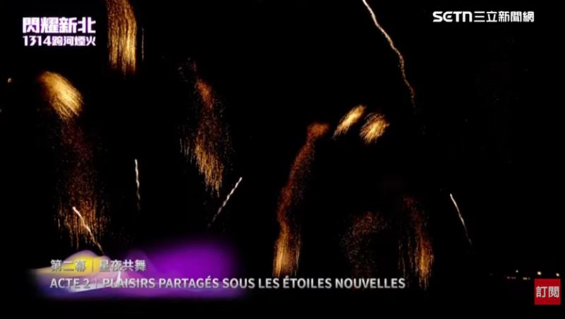 新北1314跨河煙火。（圖／翻攝畫面）