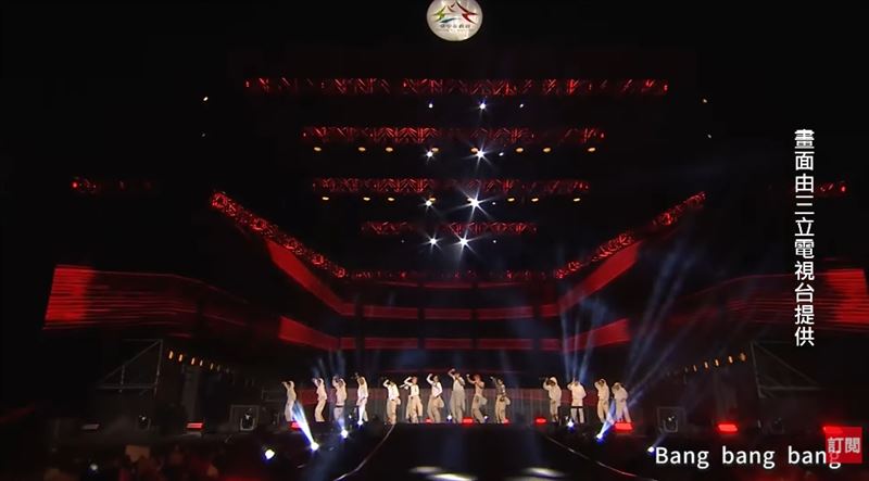 SEVENTOEIGHT帥氣登場台中跨年。(圖/三立)