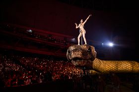 蔡依林在台北大巨蛋開唱。（圖／凌時差提供）