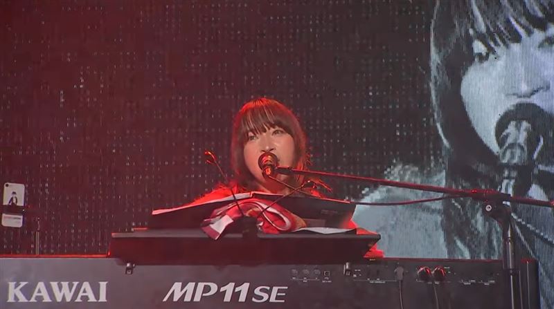 日本創作歌手樋口愛壓軸登上新北跨年活動。（圖／東森電視提供）