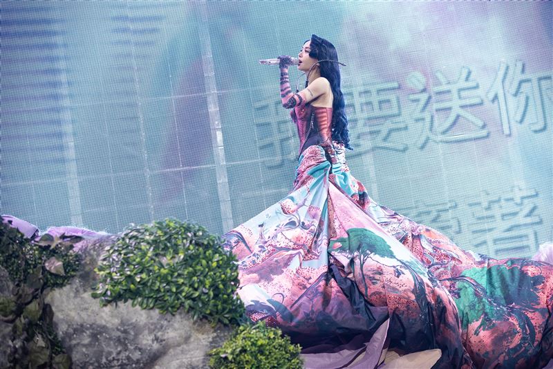 蔡依林在台北大巨蛋開唱。（圖／凌時差提供）
