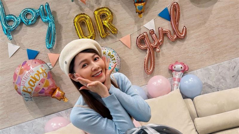 謝京穎辦性別趴　貼文1細節疑洩雙寶性別