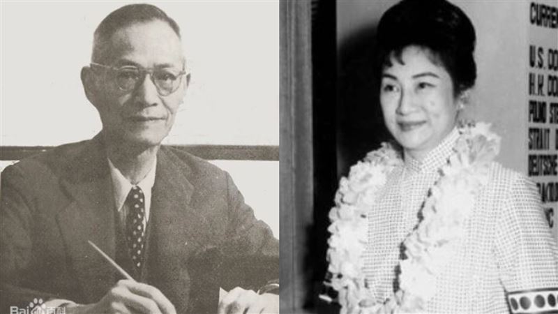 蔣夢麟(左)後悔娶了徐賢樂(右)。(圖/翻攝自百度百科)