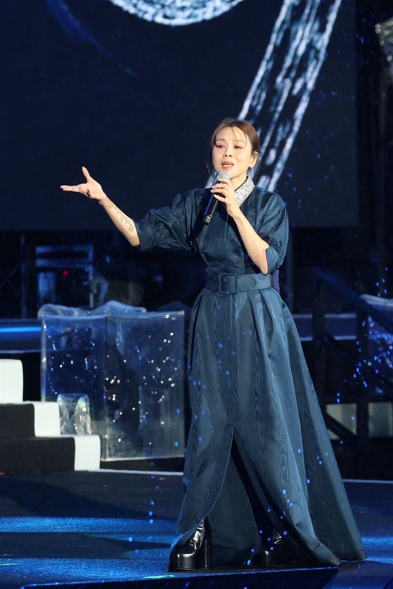 蔡健雅歌聲動人。（圖／記者鄭孟晃攝影）