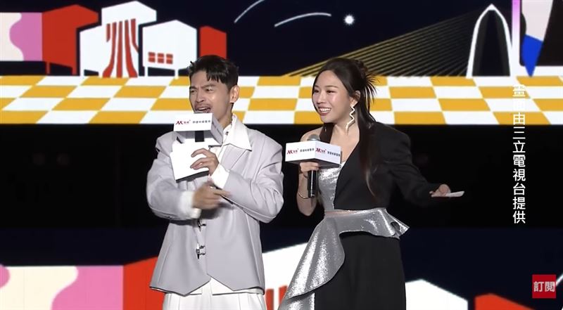 台中跨年主持人阿KEN與蔡尚樺