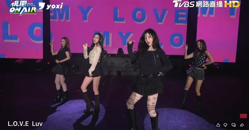 Apink來台跨年。（圖／翻攝自YT）