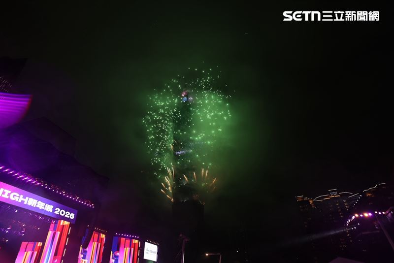 101煙火,台北, 跨年煙火。（圖／記者鄭孟晃攝影）