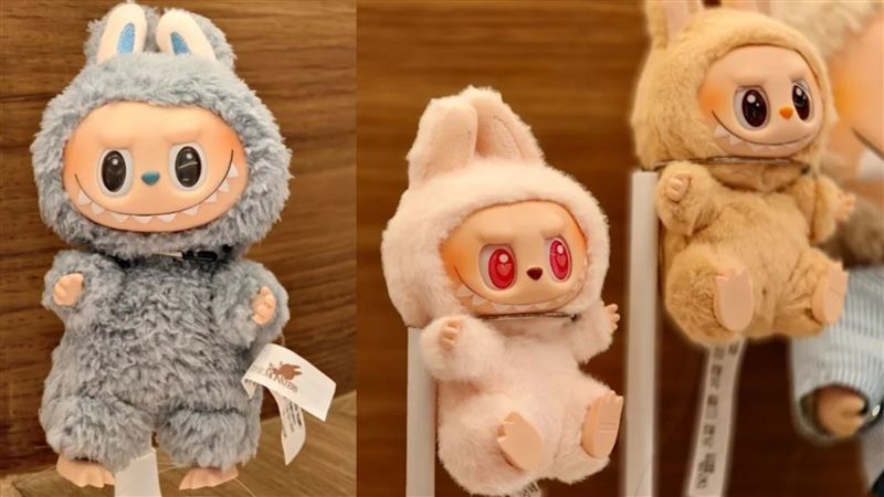 Labubu玩偶近日退燒，二手市場出現拋售潮，祭出5折折扣清庫存。（翻攝微博）