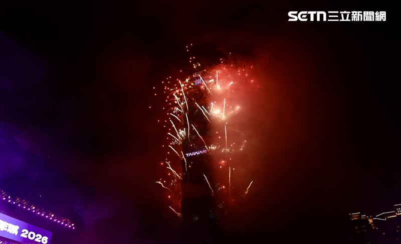 101煙火,台北, 跨年煙火。（圖／記者鄭孟晃攝影）