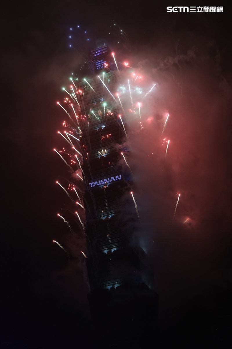 101煙火,台北, 跨年煙火。（圖／記者鄭孟晃攝影）