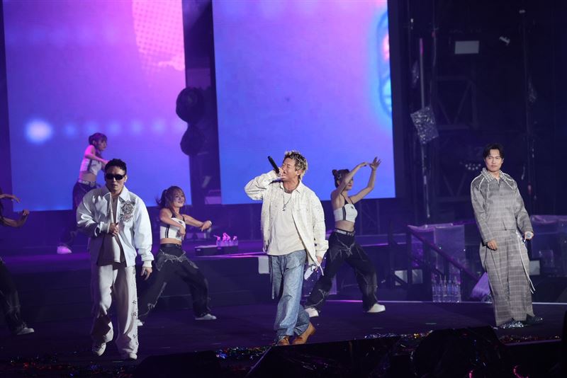 玖壹壹帶來壓軸演出。（圖／記者趙于瑩攝影）