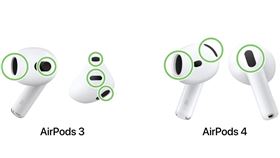 耳機的網罩（綠圈處）是牙刷重點清潔部位。（圖／翻攝自YT@Apple Support）