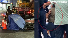 高雄,母親,死者,咖啡,安全帽,車禍,明日之星,男大生,輾死,跨年,夢時代,前鎮區,認屍（圖／翻攝畫面、記者簡榮良攝影）