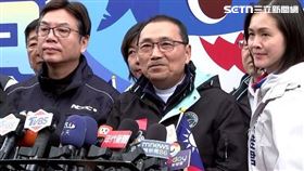 新北元旦升旗，侯友宜接受媒體聯訪（圖／翻攝畫面）