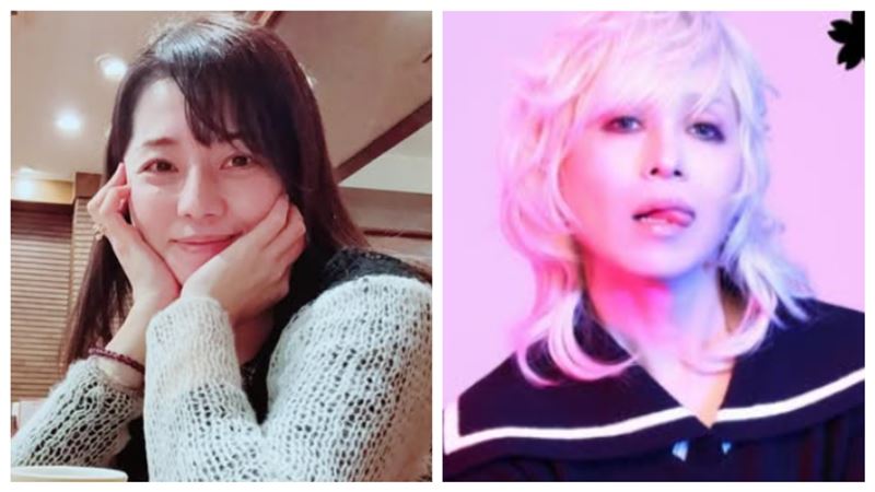 日本資深女演員吉岡美穗（左）與視覺搖滾樂隊SHAZNA主唱IZAM（右）元旦宣布離婚。（圖／翻攝自IG @izam_official_miho_yoshioka_）