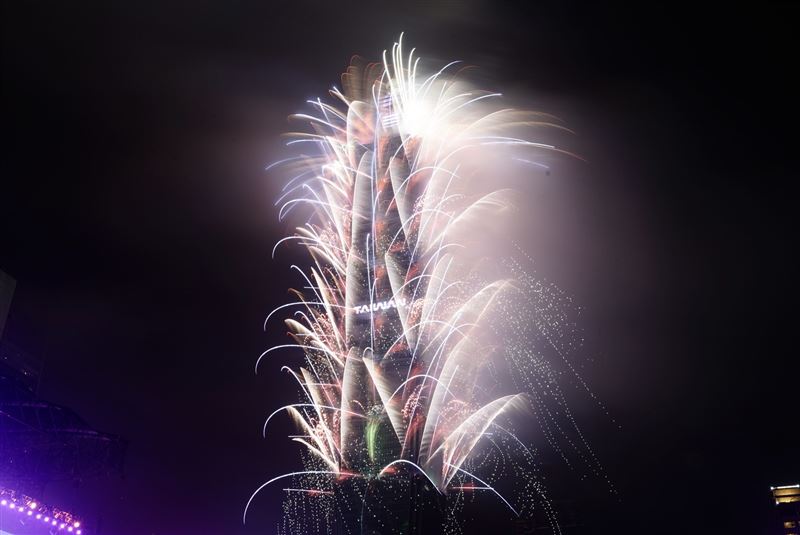 台北101煙火。（圖／記者趙于瑩攝影）