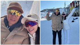 曾馨瑩曬跨年全家福！郭台銘白髮近照曝光。（圖／翻攝自曾馨瑩IG）