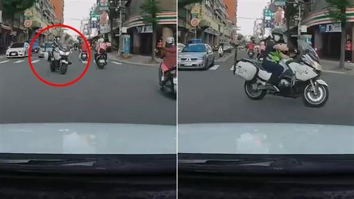 新北警鬼切遭叭竟攔人訓斥　分局回應了