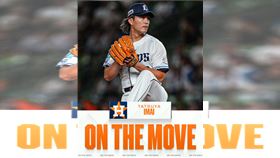 日籍強投今井達也加盟太空人。（圖／翻攝自MLB X）