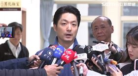 蔣萬安出席「115年度市長與里長有約-中山區」活動前受訪（圖／翻攝畫面）