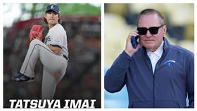 經紀人波拉斯（Scott Boras）認為今井達也做到山本由伸做到的一切。（圖／翻攝自MLB推特、路透社／達志影像）