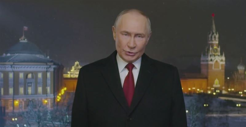 普丁呼籲美國和以色列立刻停止對伊朗動武，尋求外交途徑解決問題。（圖／翻攝畫面）