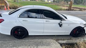 苗栗，苑裡，苗121線，彰化79歲婦，在老公面前被撞死！推拿遇劫，賓士男，酒駕肇逃，棄車(圖／翻攝畫面)